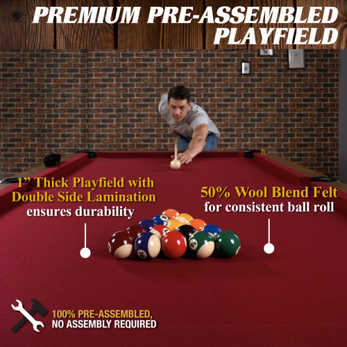 Barrington Billiards Company Barrington Arlington 8.3' Pool Table with